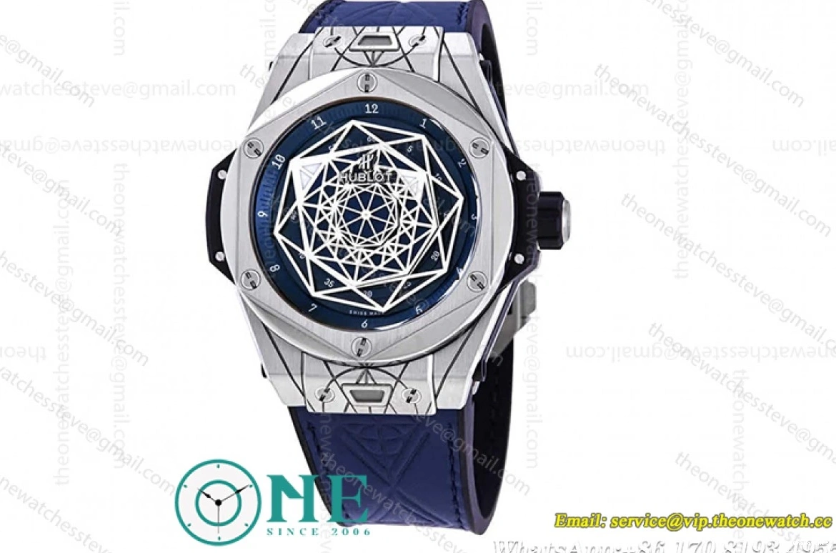 TI Bang HBF Hublot LE - Limited Bleu Blue MY8215  Sang Big 0201